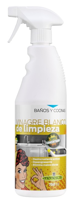 Vinagre de limpieza Desincrusta Desengrasa Perfuma