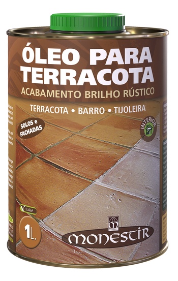 Óleo para Terracota - Acabamento brilho rústico
