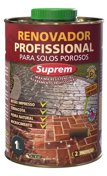 Renovador profesional para suelos porosos